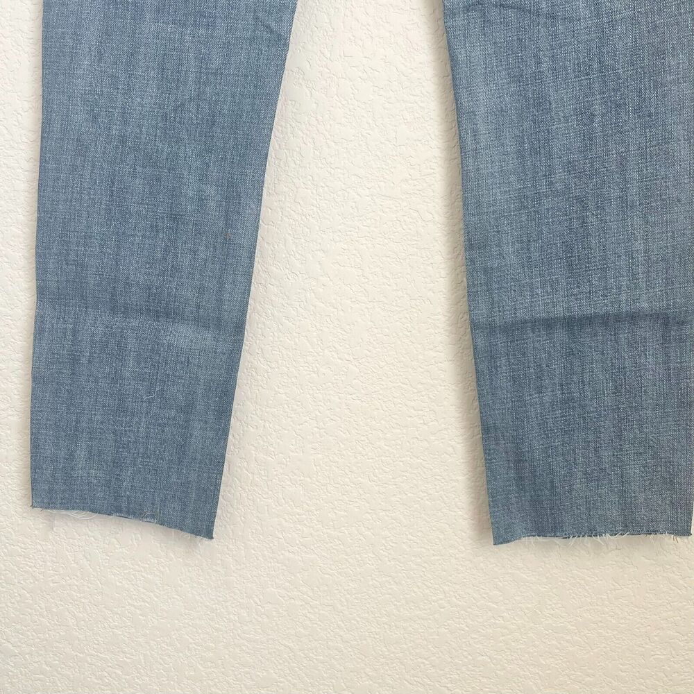 MAN X ONE TEASPOON Mr. Whites Mens Relaxed Tapered Blue Suede Jeans 30R - Picture 11 of 12
